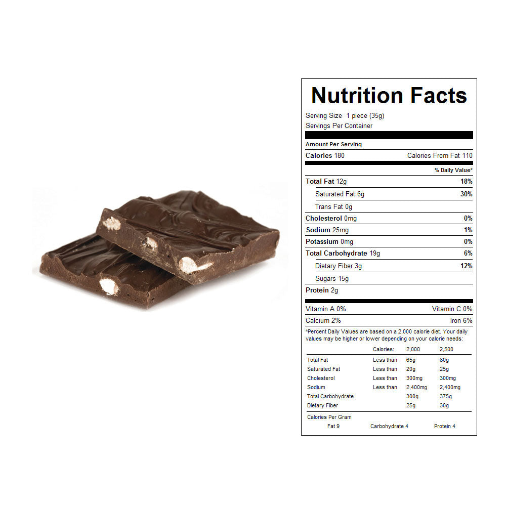 Dark Chocolate Almond Bark Bulk Candy 5 lbs