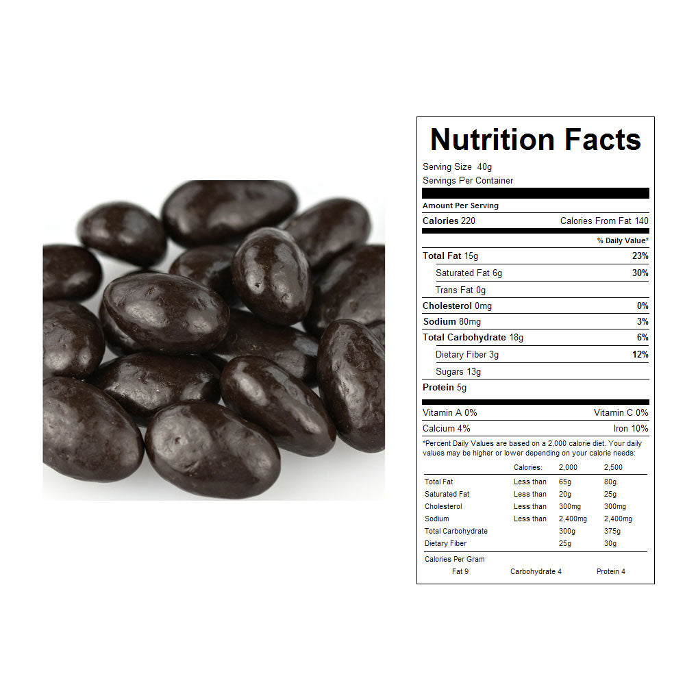 Dark Chocolate Almonds Bulk Candy 10 lbs