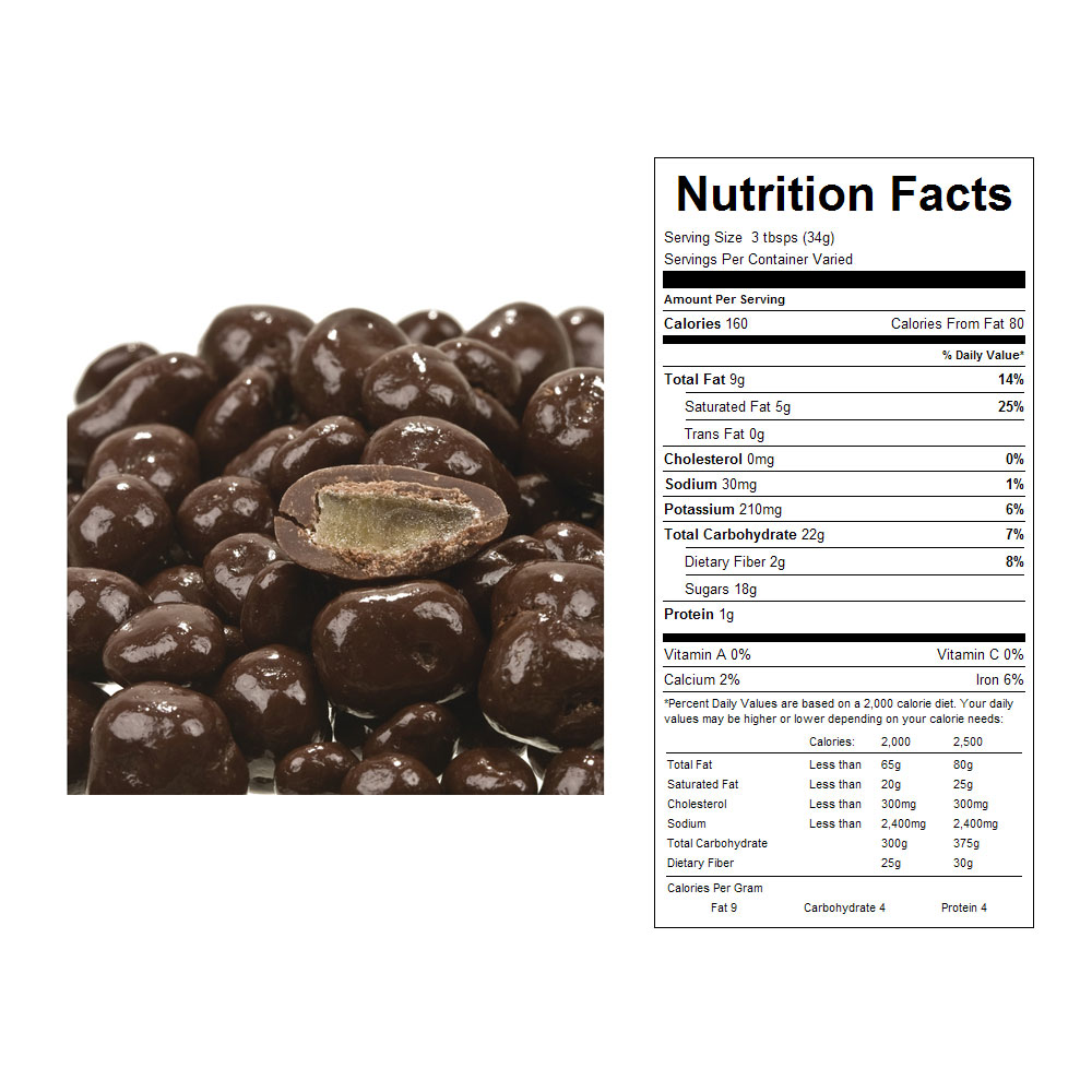 Dark Chocolate Ginger Bulk Candy 15 lbs