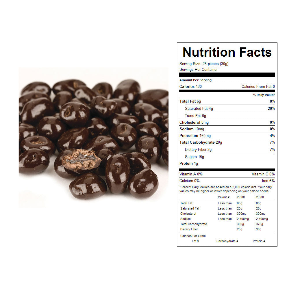 Dark Chocolate Raisins Bulk Candy 15 lbs