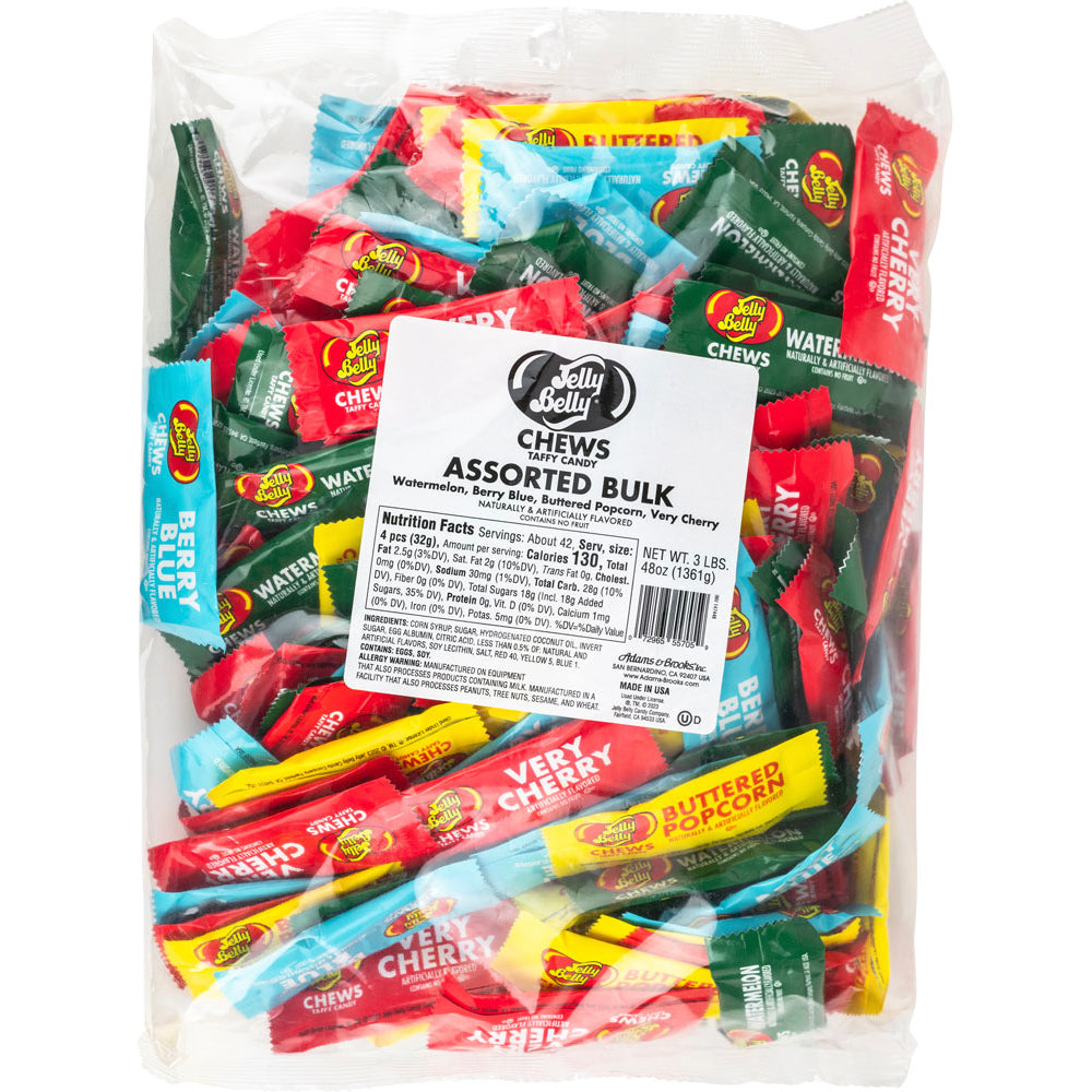 Jelly Belly? Chews Candy 3 lb (Approx. 168 ct)