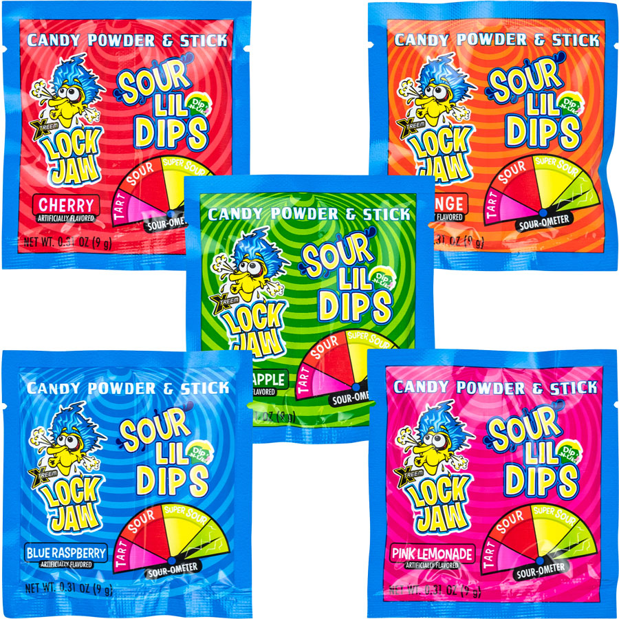 Xtreem Lock Jaw? Sour Lil Dips (144 ct)