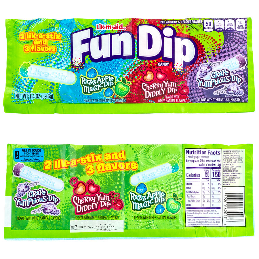 Lik-M-Aid Fun Dip (24 ct)