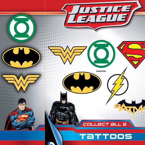 DC Comics Logo Tattoos Toy Vending Capsules (2-inch) 250 ct