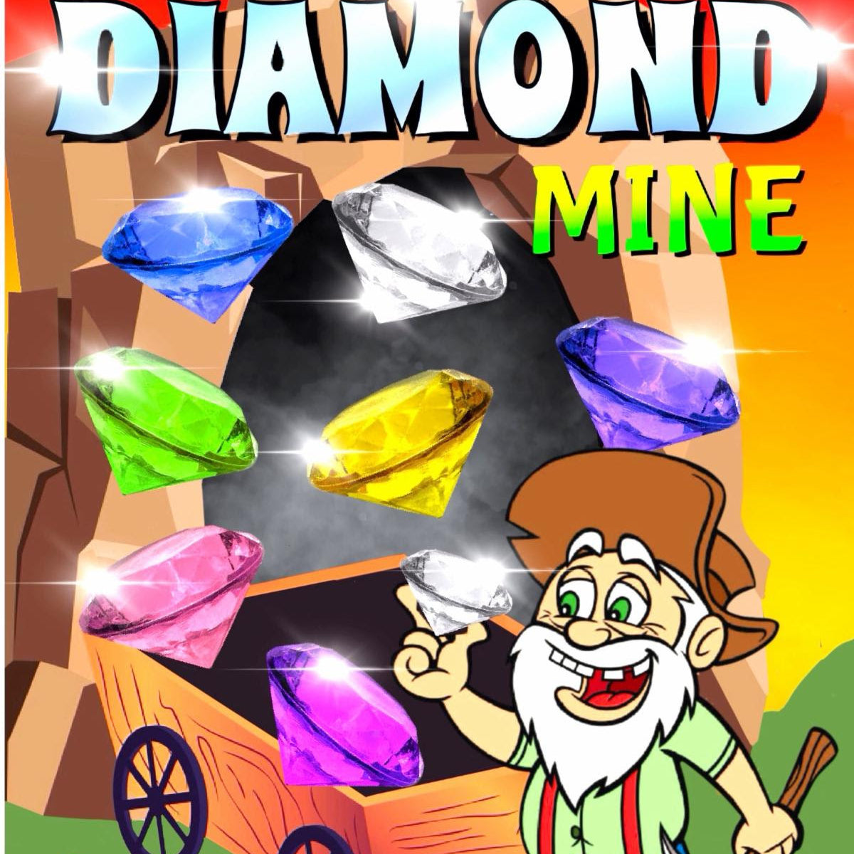 Diamond Mine Vending Capsules (1 inch) 250 ct
