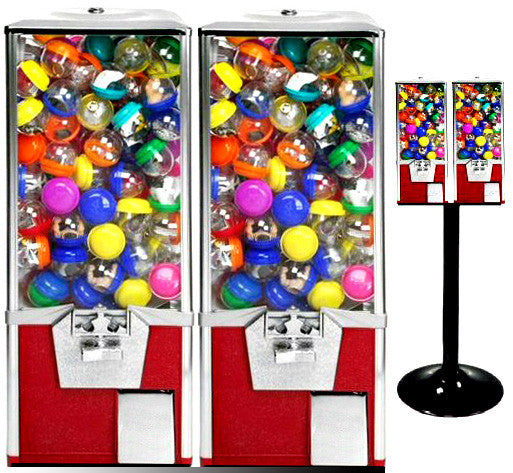 Super Pro 2 Double Head Toy Vending Machine with Stand