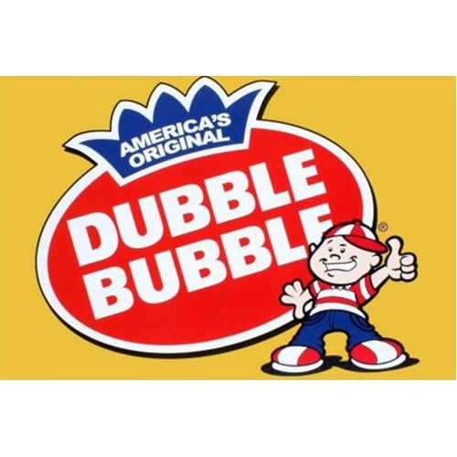 Dubble Bubble Gumballs Vending Machine Label