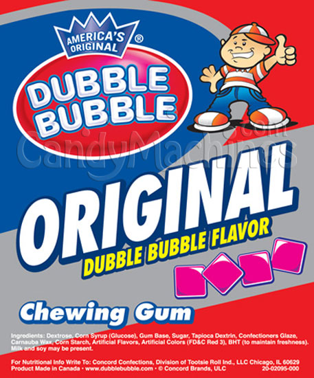 Dubble Bubble Original 1928 Gum Tabs