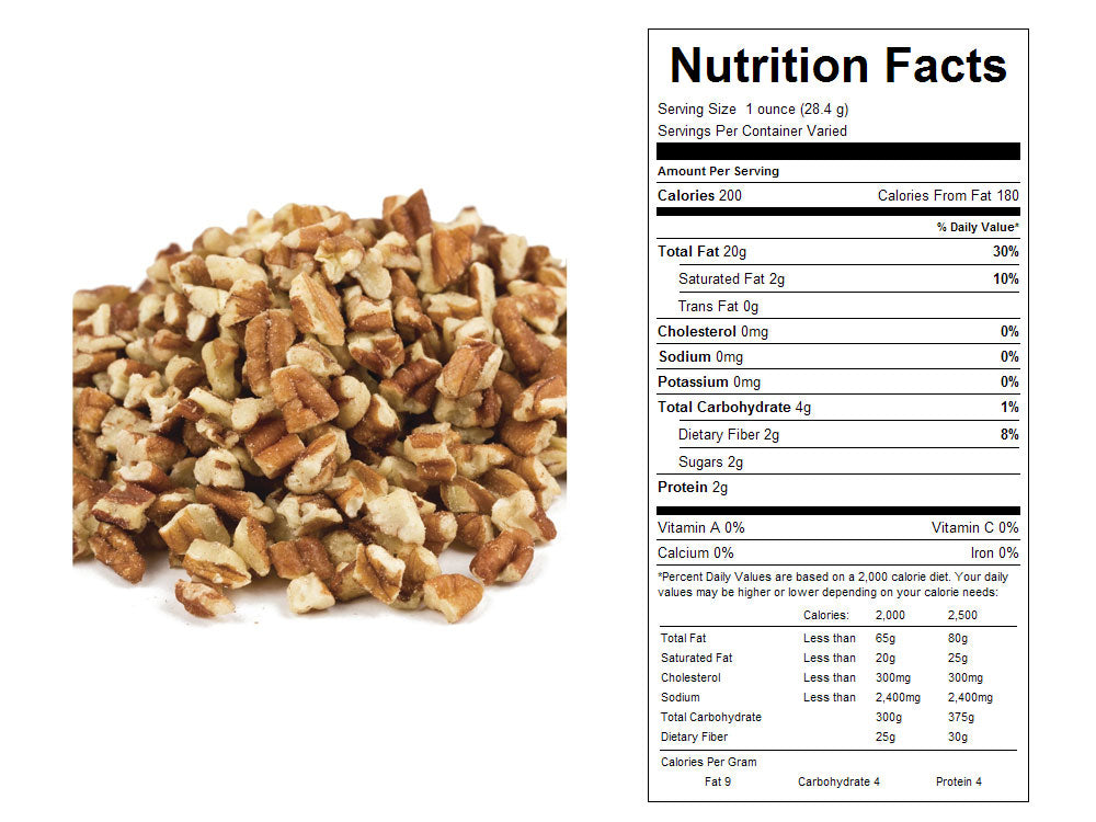 Fancy Medium Bulk Pecan Pieces 30 lbs