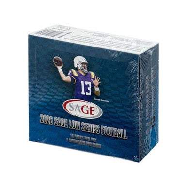 Sage  Low Series Football Cards Hobby Box 2026 (16pcs)