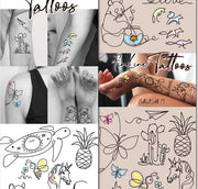 Fine Line Temporary Vending Tattoos (300 ct)