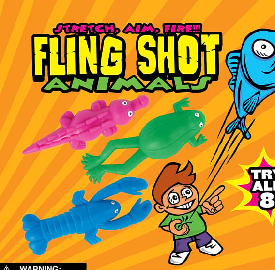 Fling Shot Animals Vending Capsules (2-inch) 250 ct