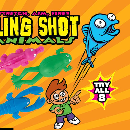 Fling Shot Animals Vending Capsules (2-inch) 250 ct