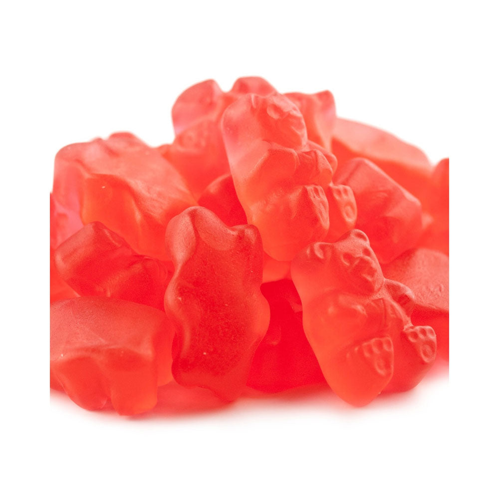 Fresh Strawberry Gummy Bears Bulk Candy 20 lbs