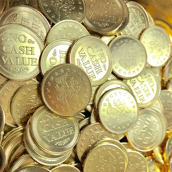 Generic Vending Machine Tokens .984 Inch (1000 ct)