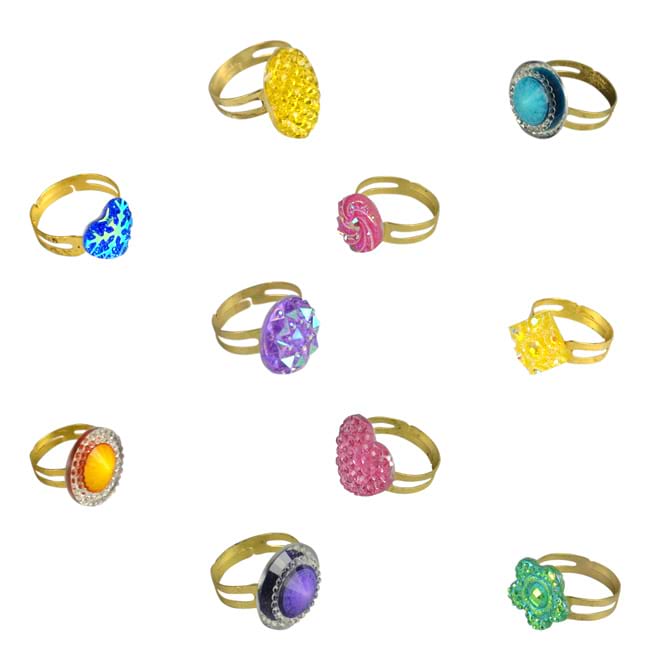 Glitz Rings Bulk Vending Toys