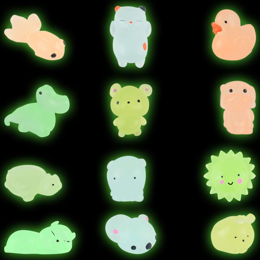 Glow in the Dark Squeezies  Vending Capsules (2 inch) 250 ct