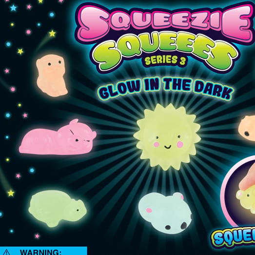 Glow in the Dark Squeezies  Vending Capsules (2 inch) 250 ct
