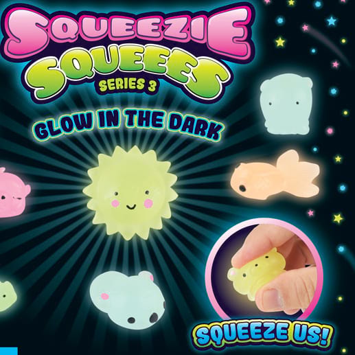 Glow in the Dark Squeezies  Vending Capsules (2 inch) 250 ct