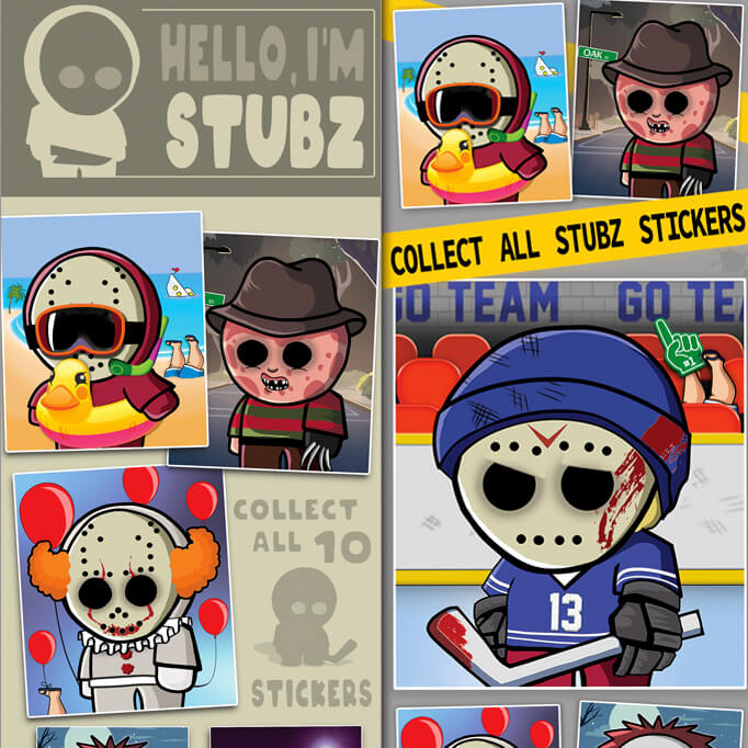 Hello I'm Stubz Stickers (300 ct)