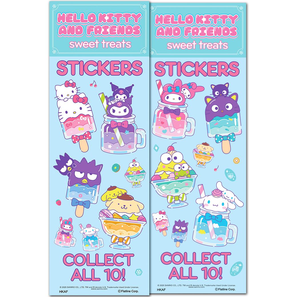 Hello Kitty Sweet Treats Vending Stickers (300 ct)