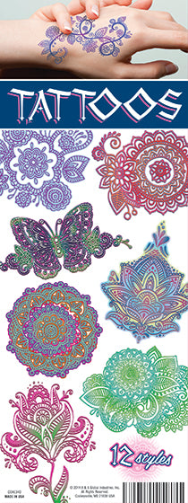 Henna Tattoos Vending Tattoos (300 ct)