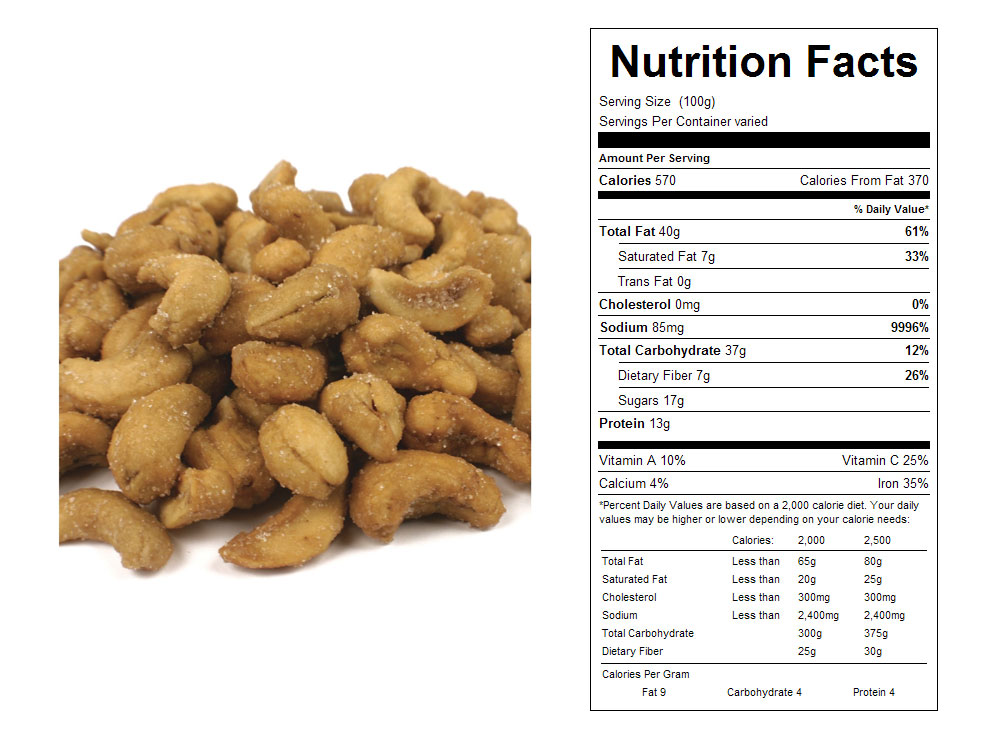 Honey Roasted Bulk Cashews