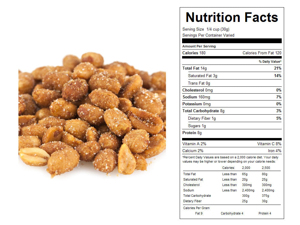 Honey Roasted Bulk Peanuts, 316225