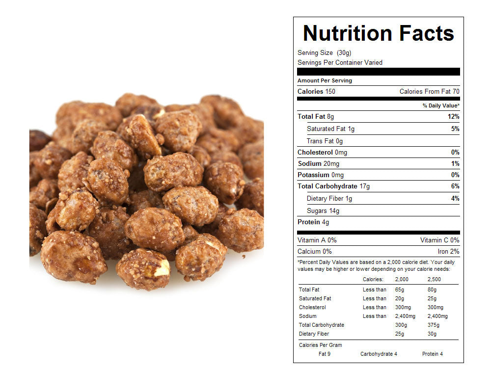 Honey Toasted Bulk Peanuts 25 lbs