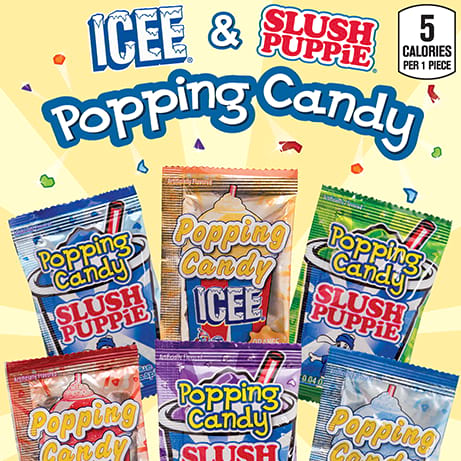 Icee & Slush Puppie Popping Candy Vending Capsules (2-inch) 250 ct