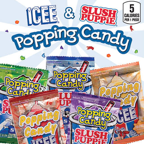 Icee & Slush Puppie Popping Candy Vending Capsules (2-inch) 250 ct
