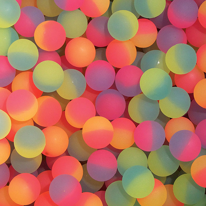 Icy 27mm Super Bouncy Balls 250 ct
