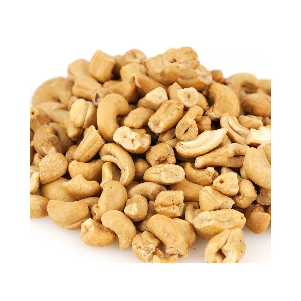 Large Unsalted Roasted Cashew Pieces (25 lbs)