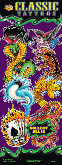Liquid Skin Classic Vending Tattoos (300 ct)