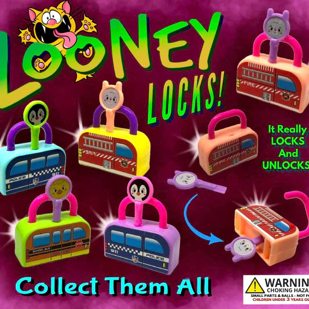 Looney Locks Vending Capsules (2 inch) 250 ct