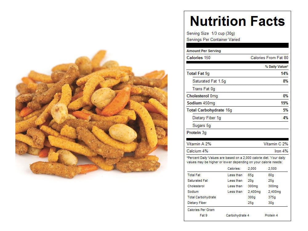 Louisiana Cajun Bulk Snack Mix 16 lbs
