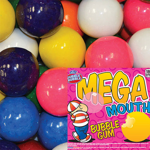 Mega Mouth Candy Filled Gumballs (2 inch) 138 ct