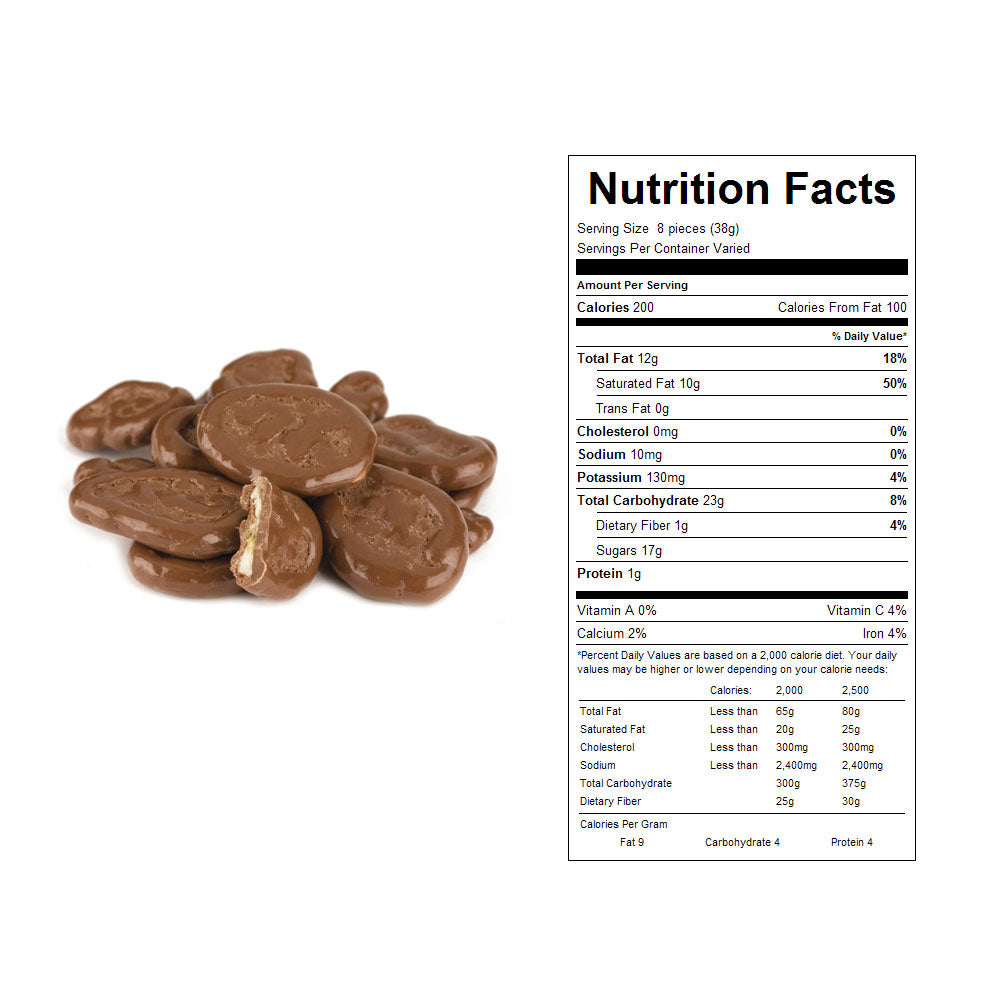 Milk Chocolate Banana Chips Bulk Candy 20 lbs