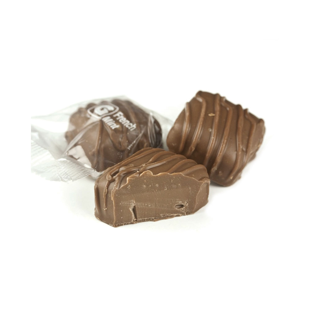 Milk Chocolate French Mints Bulk Candy 10 lbs