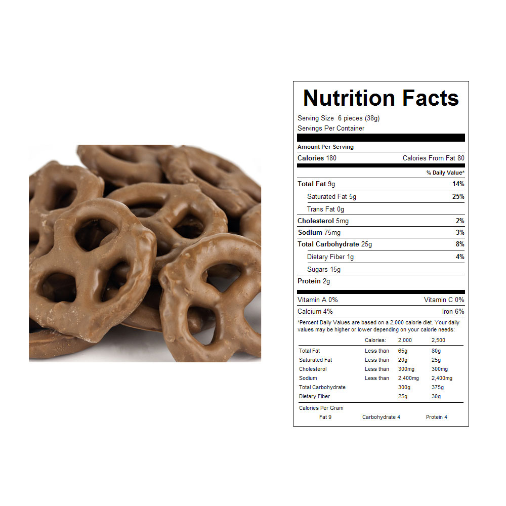 Milk Chocolate Mini Pretzels Bulk Candy 15 lbs