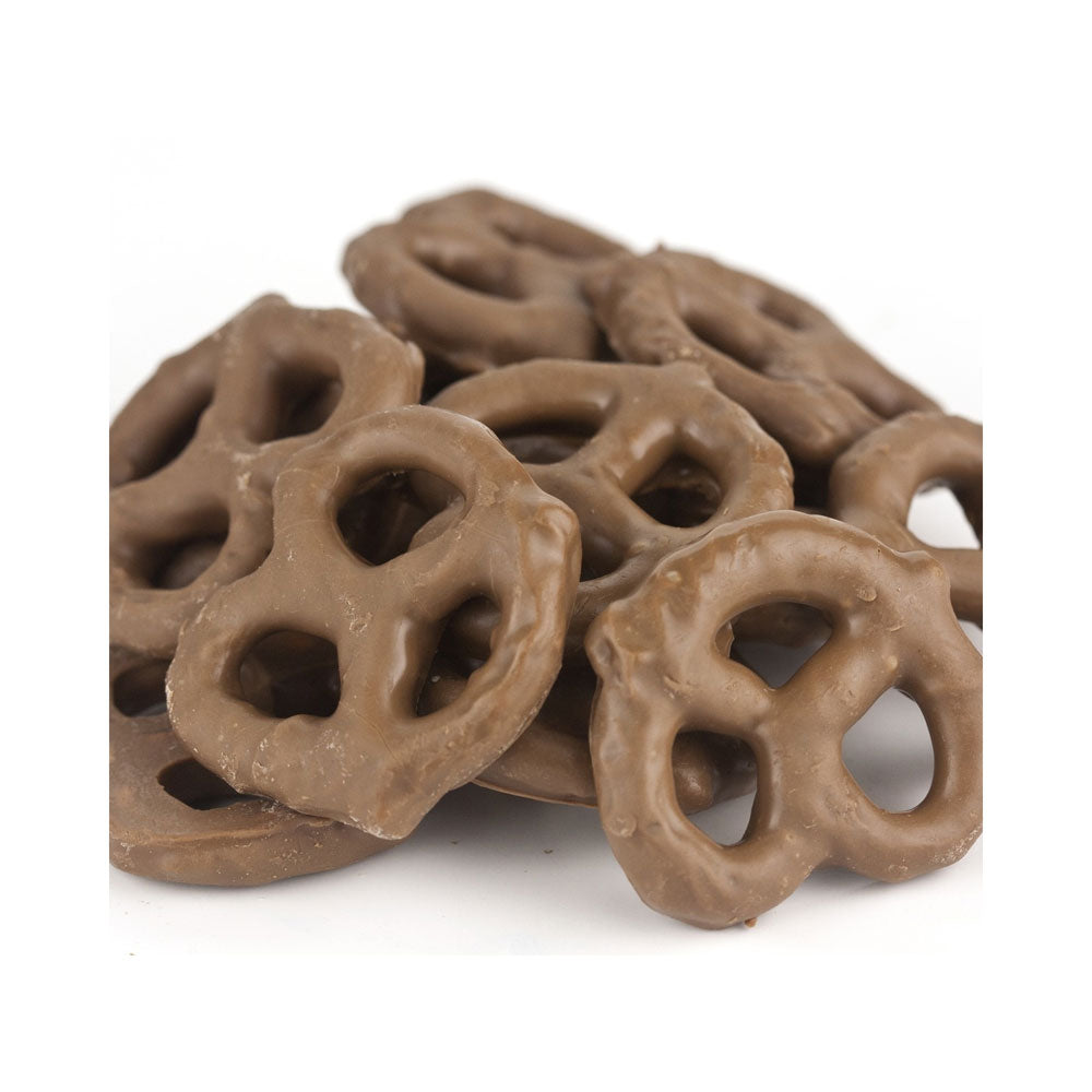 Milk Chocolate Covered Mini Pretzels Bulk Candy 10 lbs