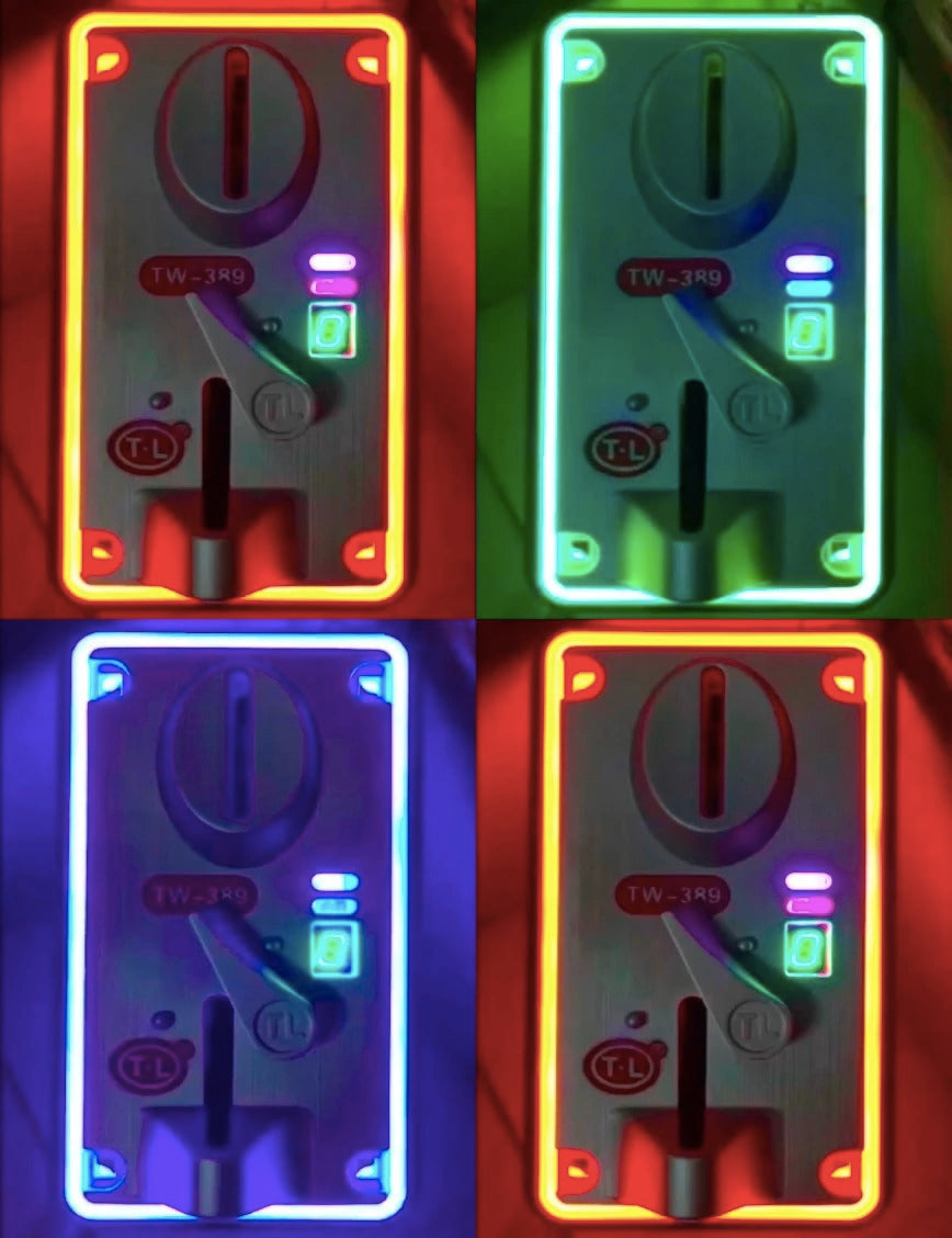 Mini Crane Coin Mechanism with LED Bezel Lighting