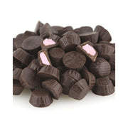 Mini Dark Chocolate Raspberry Cups Bulk Candy (10 lbs)