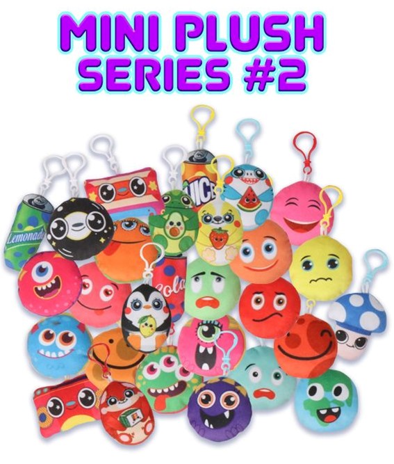 Mini Plush Mix Series #2 - Approx 3.5" (100 pcs)