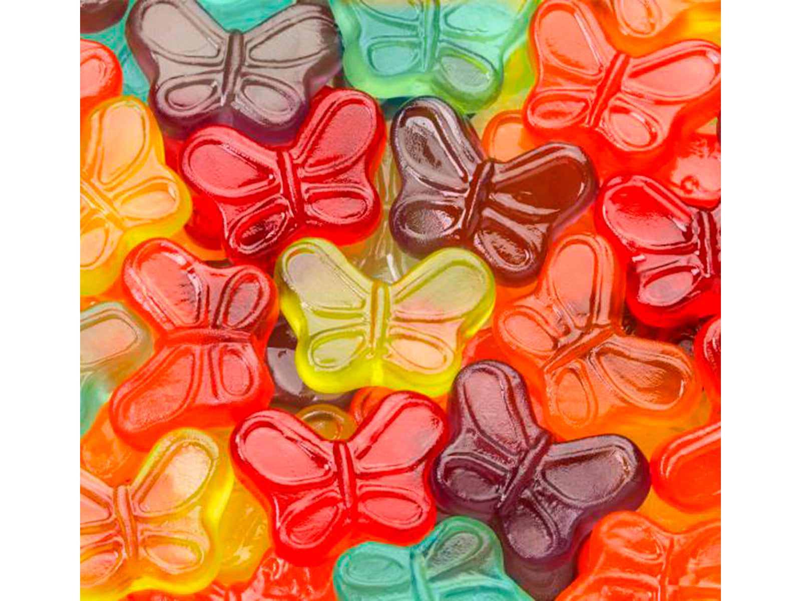 Mini Gummy Butterflies Bulk Candy 20 lbs