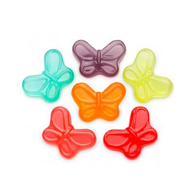 Mini Gummy Butterflies Bulk Candy 20 lbs
