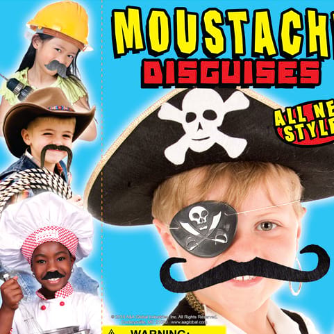 Moustache Mix Vending Capsules (2-inch) 250 ct