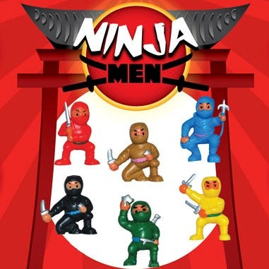 Ninja Fighters Vending Capsules (1 inch) 250 ct