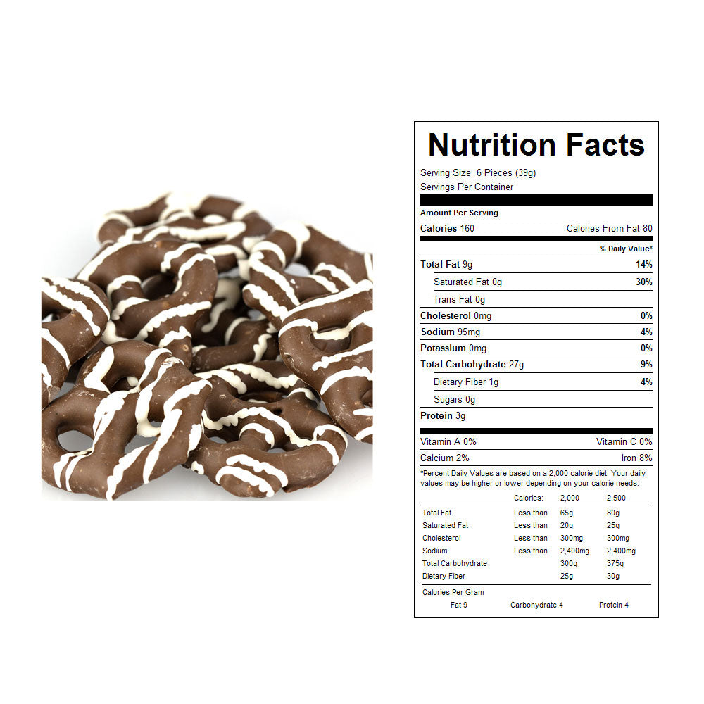 No Sugar Added, Milk Chocolate Mini Pretzels Bulk Candy 10 lbs
