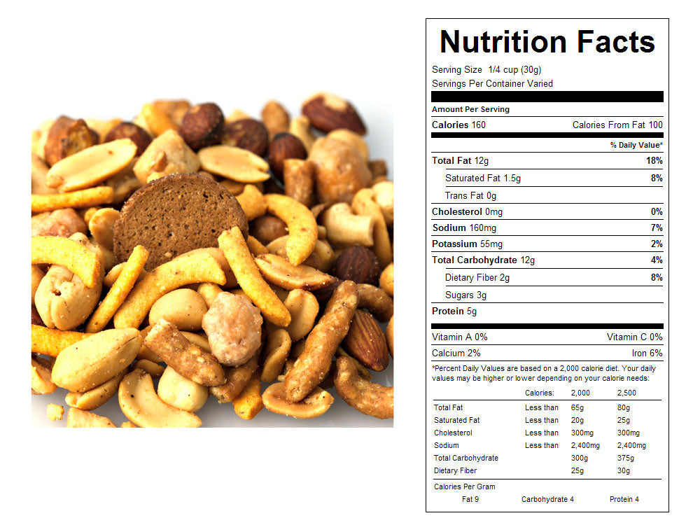 Nutty Crunch Bulk Snack Mix 16 lbs